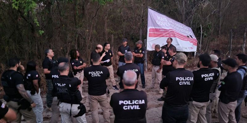 Polícia Civil realiza operação de grande escala em Lençóis e região chapadeira