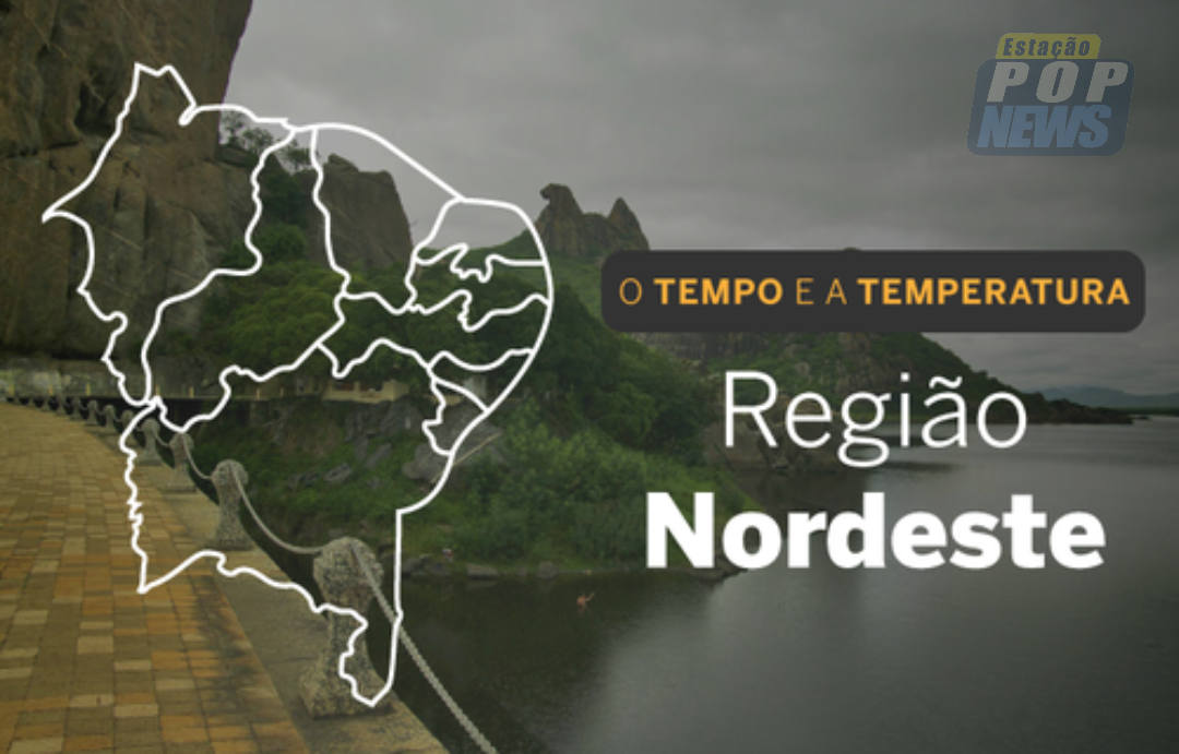 TEMPO: Nordeste brasileiro deve contar com chuva em Sergipe e Alagoas nesta segunda-feira (12)