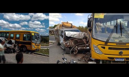 CHAPADA: Ônibus escolar se envolve em acidente na região da Chapada Diamantina, em Morro do Chapéu