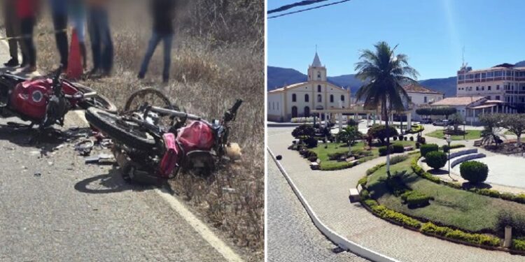 Chapada: Dois motociclistas perdem a vida em grave acidente entre Livramento de Nossa Senhora e Paramirim