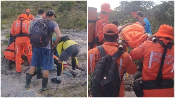 Chapada: Mulher passa mal na Trilha do Paty e é resgatada por bombeiros